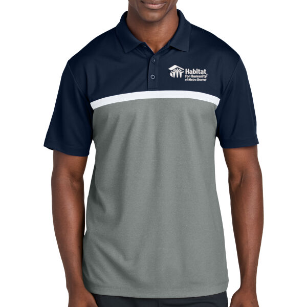 Sport Tek UV Micropique Clolorblock Polo - Embroidered Logo Thumbnail