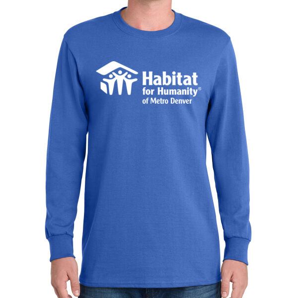 Port & Co Tall Long Sleeve Essential Tee - Printed Logo Thumbnail