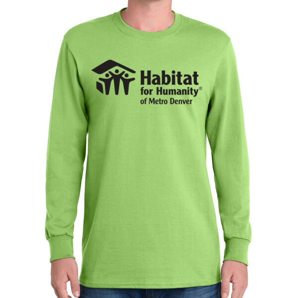 Port & Co Tall Long Sleeve Essential Tee - Printed Logo Thumbnail