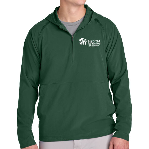 Sport-Tek Repeat 1/2-Zip Long Sleeve Hooded Jacket - Printed Logo Thumbnail