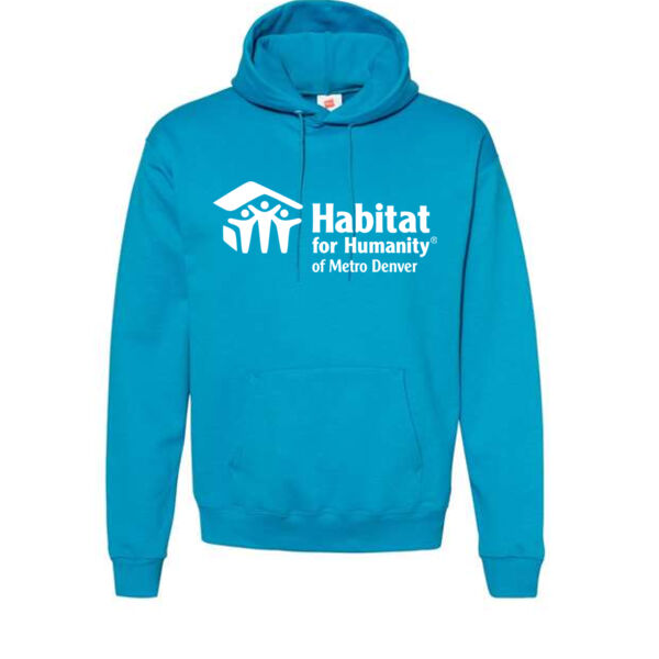 Hanes Ecosmart Hooded Sweatshirt - Printed Logo Thumbnail