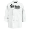 Eight Knot Button Chef Coat with Thermometer Pocket Thumbnail